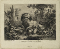 TvB G 4412
<br/>
Hondje met puppies
<br/>
<em>Schmitz, Heinrich (1758-1787)</em>